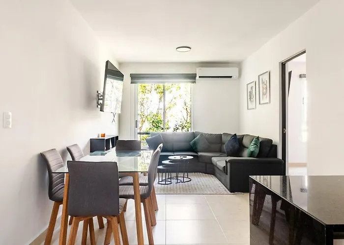 Apartment Spacious 3br Pool & Padel Playa del Carmen